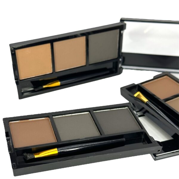 Petaca de sombra eyebrow por 3 colores