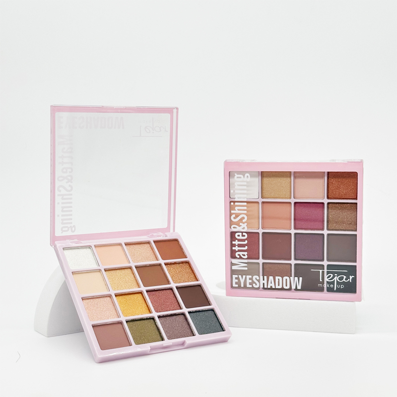 Sombra matte & shining x 16 colores - CAJA EXHIBIDORA