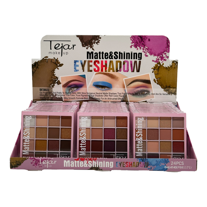 Sombra matte & shining x 16 colores - CAJA EXHIBIDORA - Imagen 2