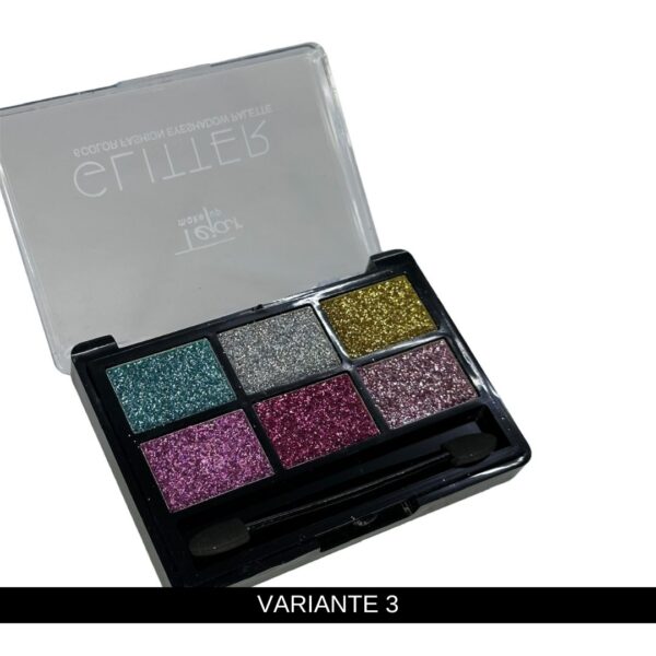 Sombra glitter x 6 colores - Imagen 4