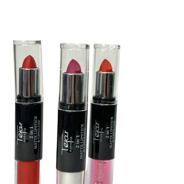 Lapiz labial + brillo con aplicador matte - Pack de 3 - Imagen 5