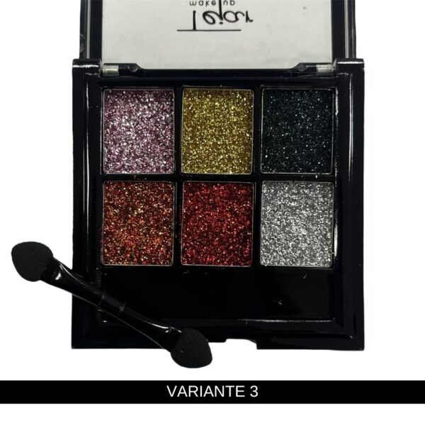 Sombra glitter x 6 colores - Imagen 4