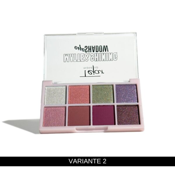 Paleta de sombras x 8 colores matte y shinning - Imagen 3