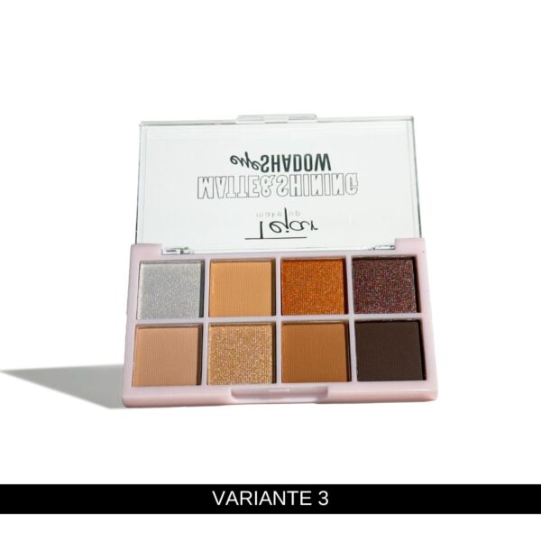 Paleta de sombras x 8 colores matte y shinning - Imagen 4