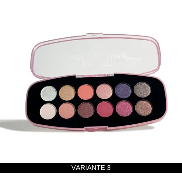 Paleta de sombras x 12 colores matte y shinning - Imagen 4
