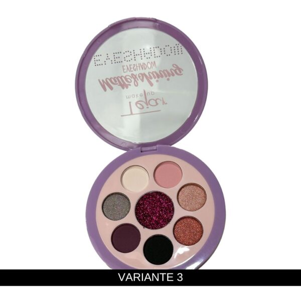 Paleta de sombras x 8 colores matte, shinning y glitter - Imagen 4
