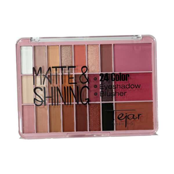 Paleta de sombras matte y shinning x 21 colores y 3 rubores - Imagen 2