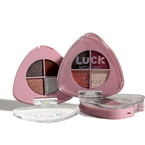 Paleta de sombras x 4 colores matte y shinning