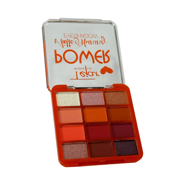 Paleta de sombras x 12 colores matte y shinning envase de color - Imagen 4