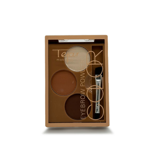 Petaca de eyebrow compacto por 3 colores y brocha - Imagen 7