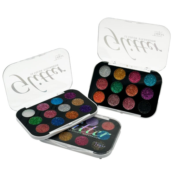 Sombra glitter x 12 colores