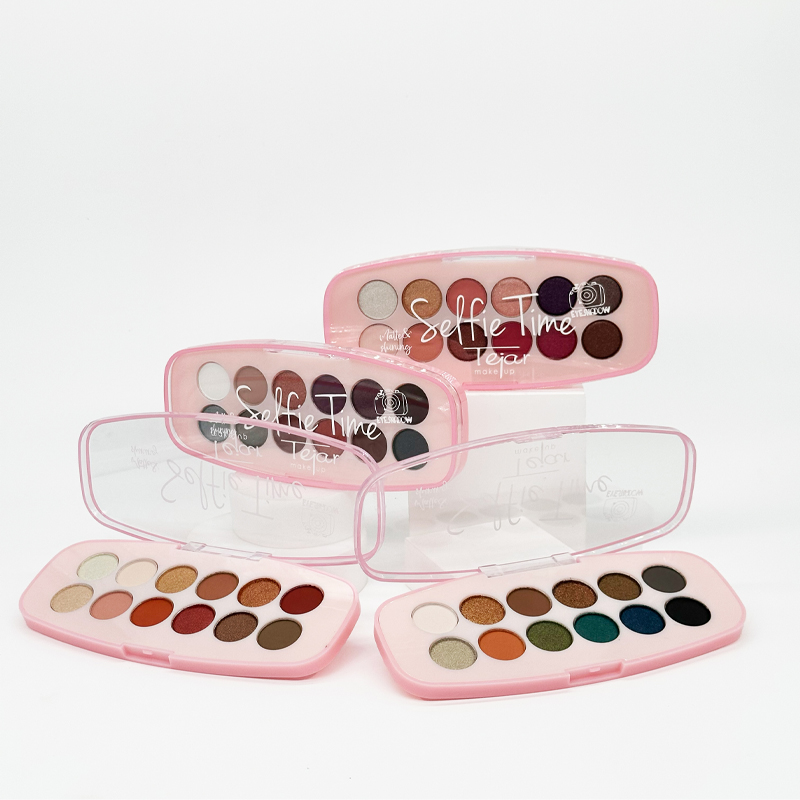 Paleta de sombras x 12 colores matte y shinning - CAJA EXHIBIDORA