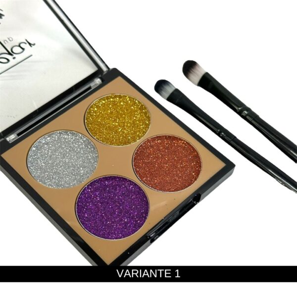 GLITTER EYESHADOW X 4 COLORES - Imagen 3