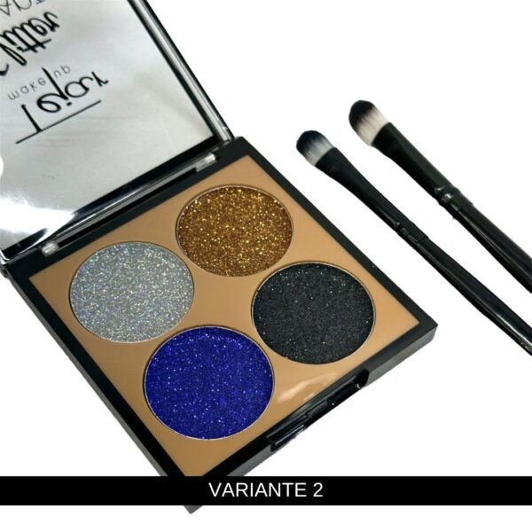GLITTER EYESHADOW X 4 COLORES - Imagen 4