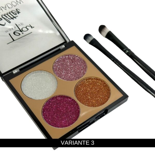 GLITTER EYESHADOW X 4 COLORES - Imagen 5