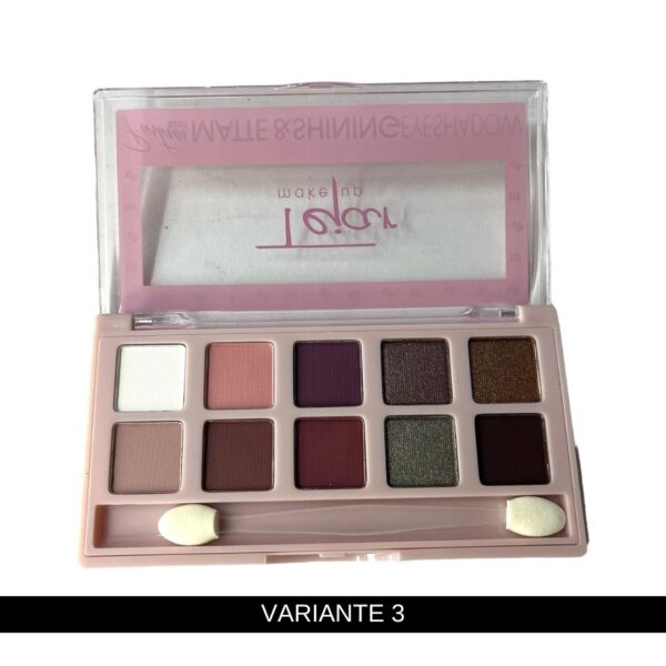 Sombra para ojos matte&shinning x10 colores - Imagen 4