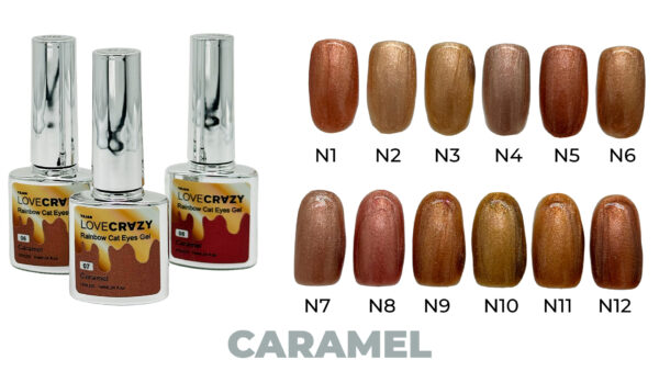 Esmalte semi permanente ojo de gato x 12 unidades - Imagen 7