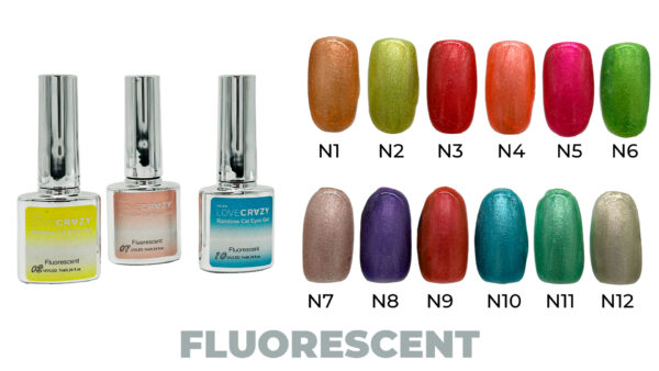 Esmalte semi permanente ojo de gato x 12 unidades - Imagen 4