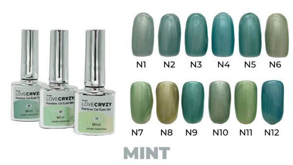 Esmalte semi permanente ojo de gato x 12 unidades - Imagen 10