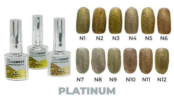 Esmalte semi permanente ojo de gato x 12 unidades - Imagen 14