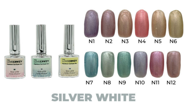 Esmalte semi permanente ojo de gato x 12 unidades - Imagen 16