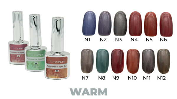 Esmalte semi permanente ojo de gato x 12 unidades - Imagen 18