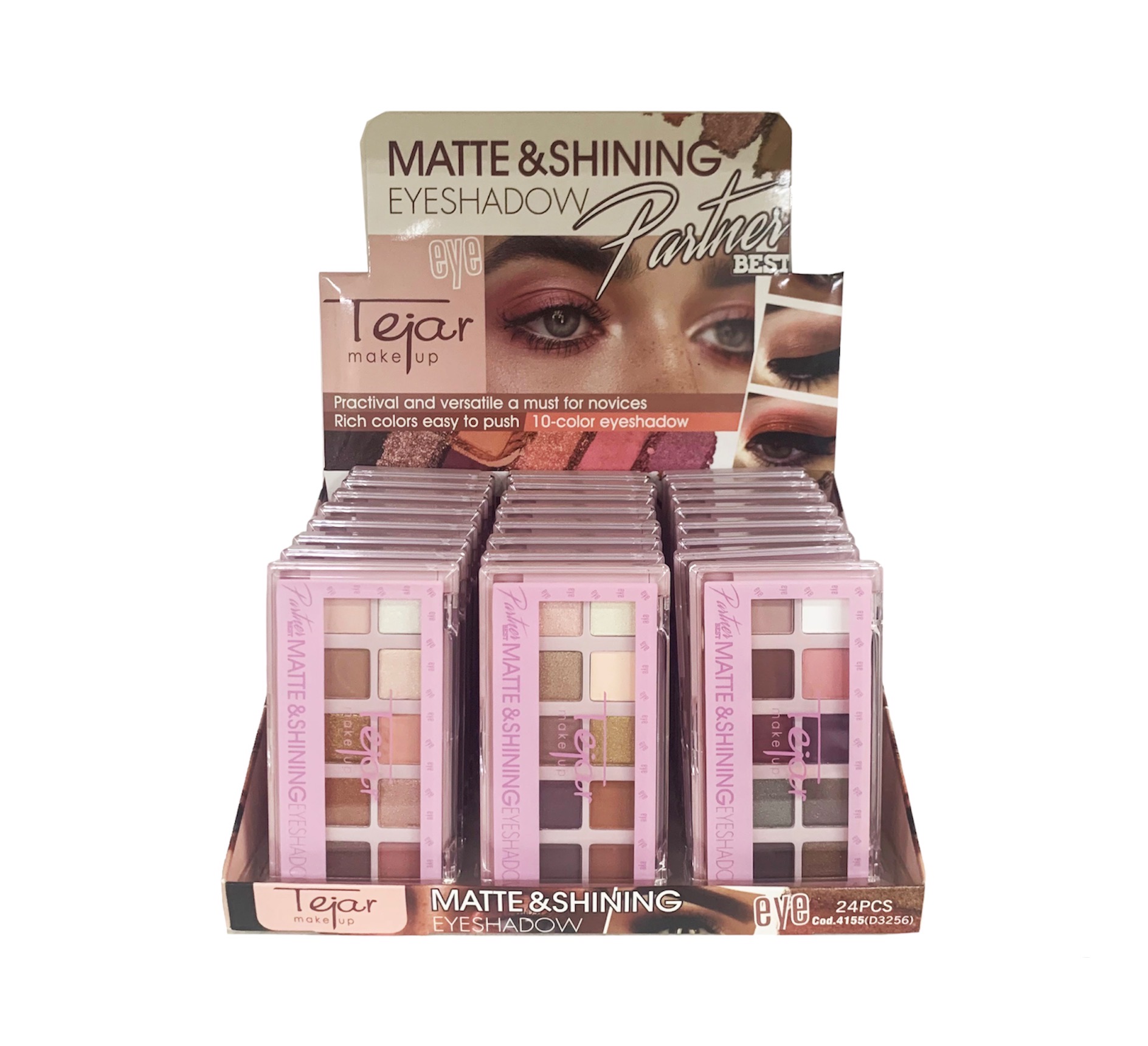 Sombra para Ojos Matte&Shinning x10 Colores - CAJA EXHIBIDORA