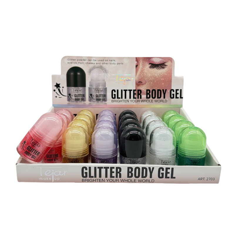 Body Glitter en Roll-On - CAJA EXHIBIDORA - Imagen 2